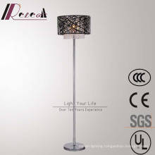 Chinese Supplier Metal Hollow Floor Lamp with Crystal Hanging